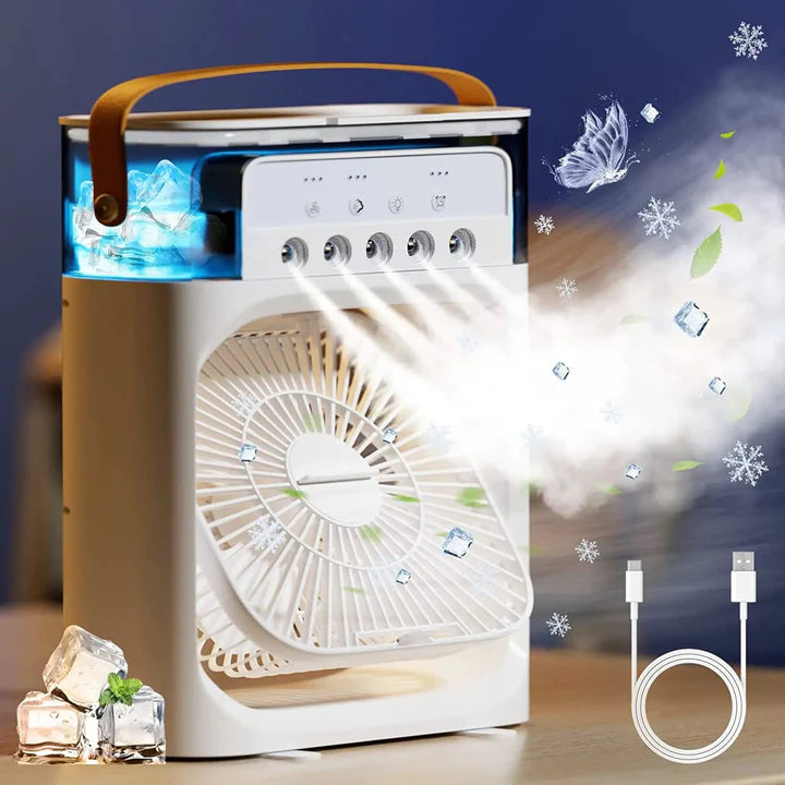 Super Ventilador, Aire acondicionado y Humificador 3 en 1 OFERTA ⭐⭐⭐⭐⭐