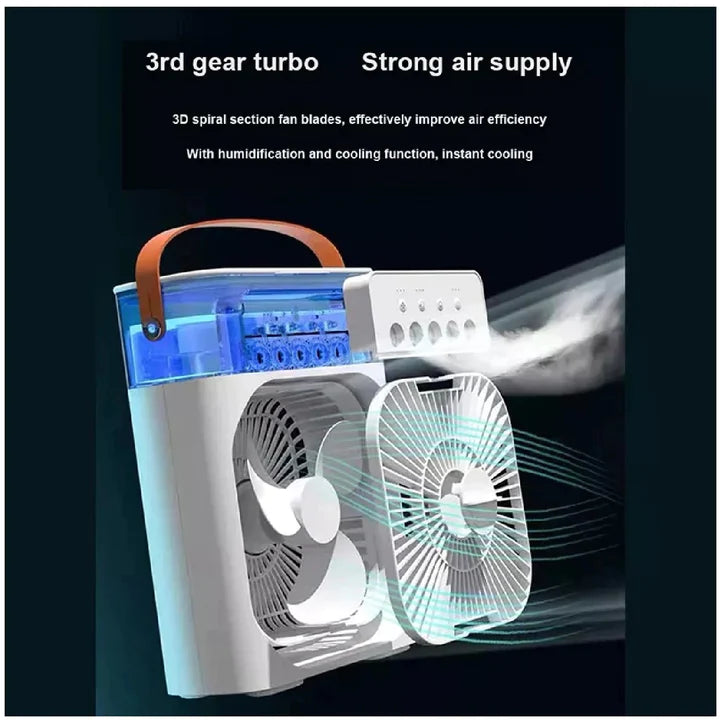 Super Ventilador, Aire acondicionado y Humificador 3 en 1 OFERTA ⭐⭐⭐⭐⭐