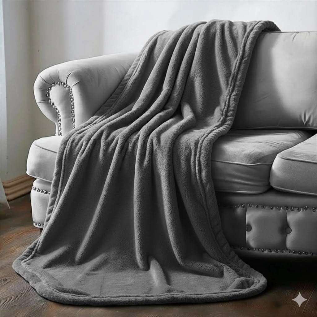 Cobija Deluxe Piel De Conejo Calidad Premium Textura Liza - OFERTA🔥