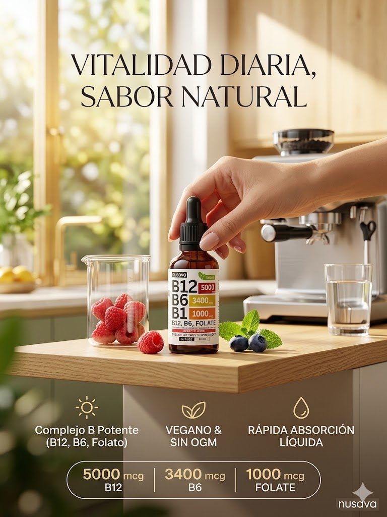 VITAMINA B12 COMPLEX NUSAVA ORIGINAL 😍 SUPER OFERTA