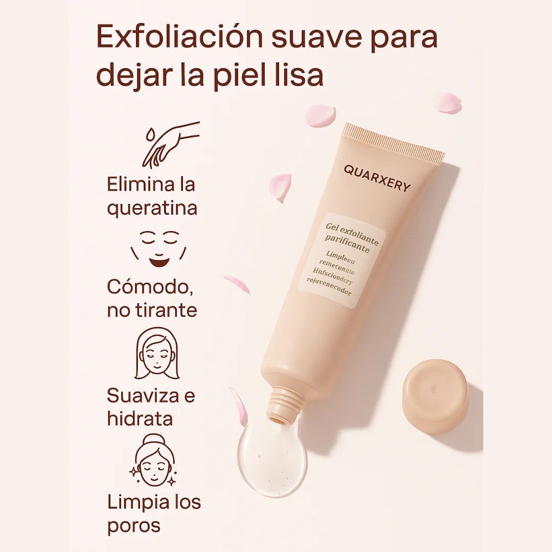 GEL EXFOLIANTE ACLARADOR QUARXERY ORIGINAL 🔥OFERTA 😍